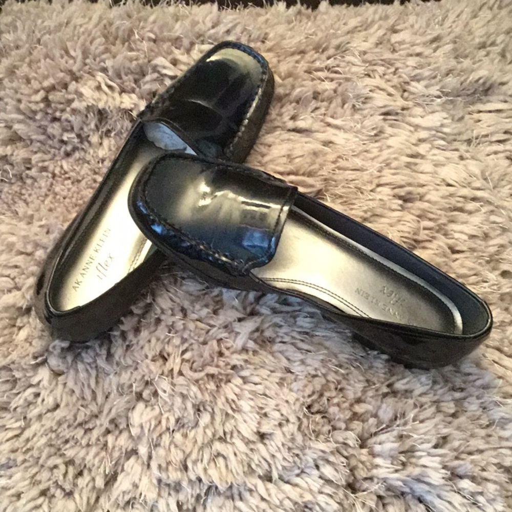 Ann Klein patent Leather Loafers